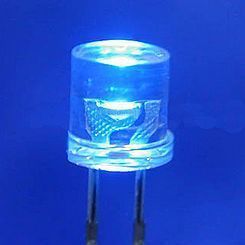 【长脚3mmLED平头有边蓝灯 佛山厂家直供F3LED蓝光小功率灯珠】价格,厂家,图片,其他LED产品,佛山市南海亮亿光电-