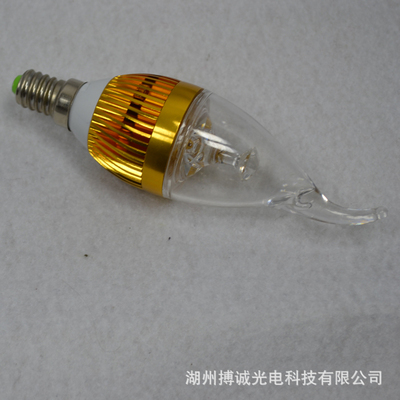 【厂家直销LED 拉尾灯 水晶灯壁灯专用 3W】价格,厂家,图片,LED壁灯,湖州搏诚光电科技-