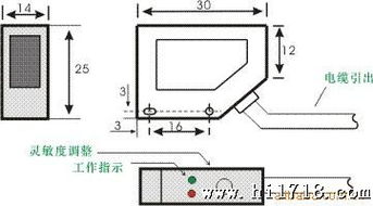 红外线光电开关gbks超小型系列电眼人体感应任何物体感应图片 高清图 细节图 南岸区炜邺传感器研究中心